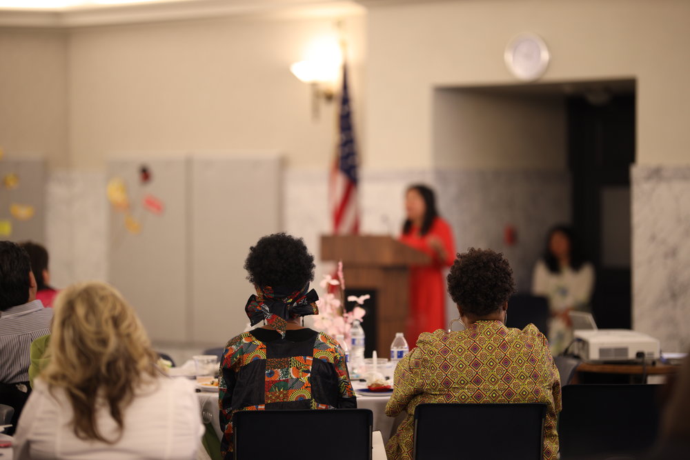 WIN 1st Anniversary Celebration Attendees with Rep Thai.JPG